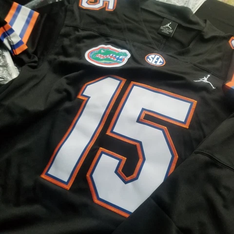 RARE BLACK OUT Tebow E.Smith Florida Gators UF 2023 Jersey Nike S M L XL XXL 3XL Cover