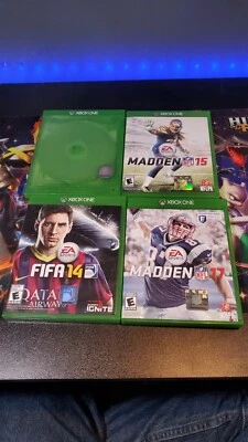 (4)Xbox One Games - NBA 2K14, Madden 15, FIFA 14 & Madden 17 Tested Very Good - Image 1 of 3