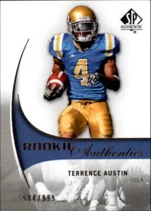 B2917- 2010 SP Authentic #188 Terrence Austin RC /999 SAMPLE PIC - Picture 1 of 2
