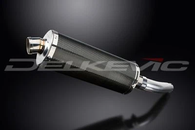 Silenciador ovalado de fibra de carbono Delkevic 14" - Escape Triumph Sprint ST 955i - 98-05 Foto 1 de 3