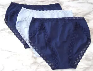 Natori 152058 Bliss Cotton French Cut Briefs Panties 3-Pack US Size XS - Picture 1 of 6
