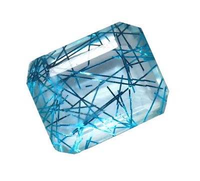 Natürlich Sky Zertifiziert 30 Karat Smaragd Schliff Strahlende Quarz Lose Wams - Bild 1 von 4