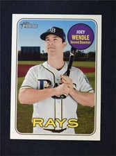 2018 Topps Heritage Base #644 Joey Wendle - Tampa Bay Rays
