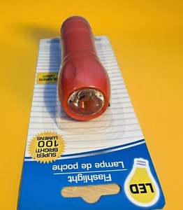 Mini Taschenlampe rot LED superhell 100 Lumen kompakt tragbar Licht Zubehör - Bild 1 von 8