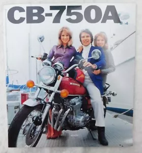 VINTAGE HONDA MOTORCYCLE BROCHURE CATALOG 1976 CB750A CB 750 HONDAMATIC CLASSIC - Picture 1 of 3