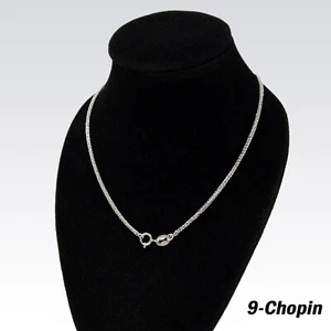REAL SOLID SILVER Classic 925 Sterling Silver Chain Necklace Jewelry (Chopin) - Picture 1 of 4