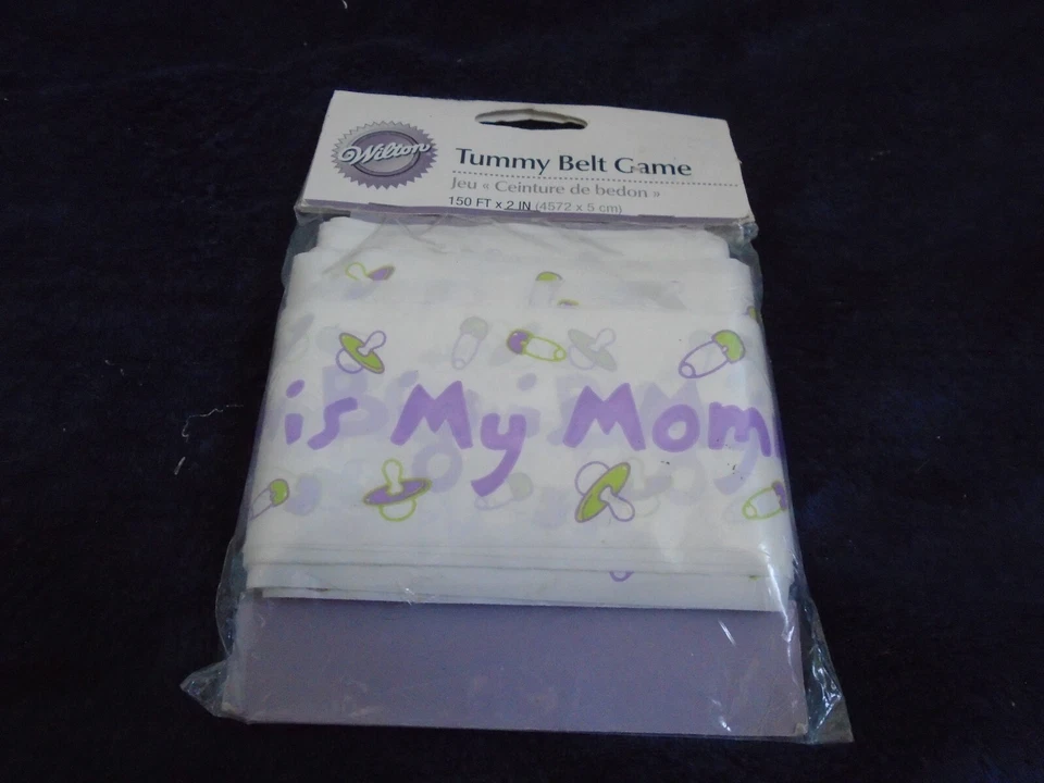 Игра Wilton Tummy Belt, How Big Is My Mommy? Baby душа игры, 2007, новый - Изображение 1 из 1