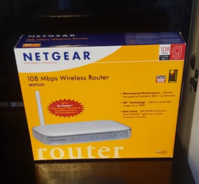 Netgear WGT624 108 Mbps 4-Port 10/100 Wireless G Router (WGT624v3) - Image 1 of 3
