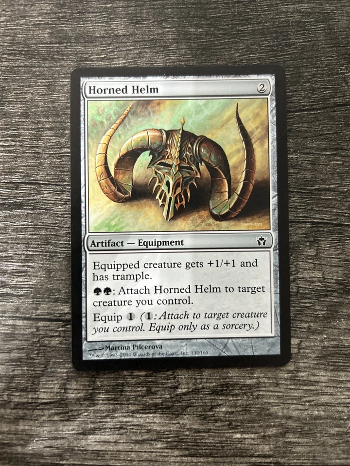 MTG 1x Horned Helm x1 LP Fifth Dawn - Image 1 of 1