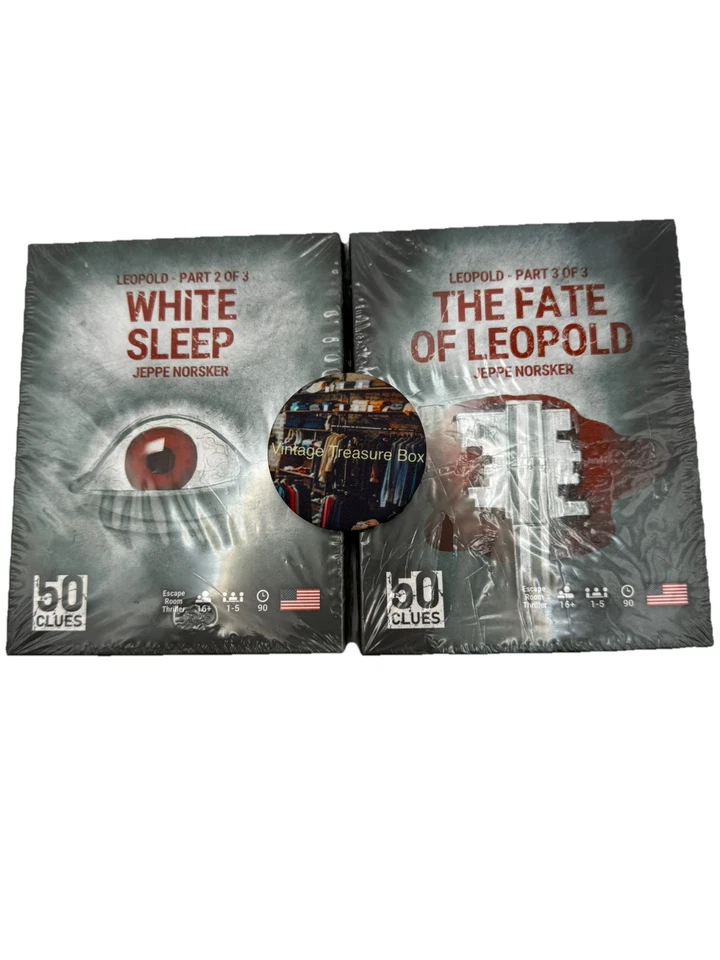 50 Clues Leopold Parts 2 & 3 White Sleep/The Fate of Leopold Escape Room Game - Image 1 of 4