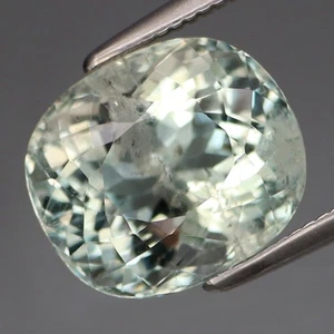 ¡Color encantador de 4,29 quilates y brillo completo! Aguamarina Natural Azul Mar Brasil - Imagen 1 de 4