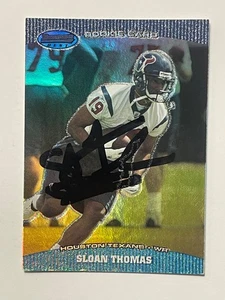 Houston Texans SLOAN THOMAS signierte Karte - Bild 1 von 1