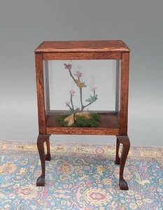 Vintage WSD OOAK Antique Display Case With Butterflies Dollhouse Miniature 1:12 - Picture 1 of 17