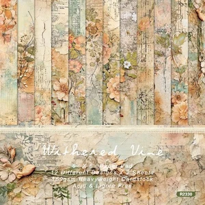 24 Sheets Scrapbook Paper Pads 6X6 Single-Sided Cardstock Paper Decorative Cr - Picture 1 of 7