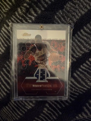 2002-03 Topps Finest - Game-Worn Jersey Steve Francis #132 Refractor /250 (MEM) - Image 1 of 2