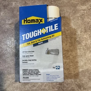 Homax Tough As Tile Gloss White Bathtub and Tile Refinishing Kit 32 oz DIY New - Picture 1 of 6
