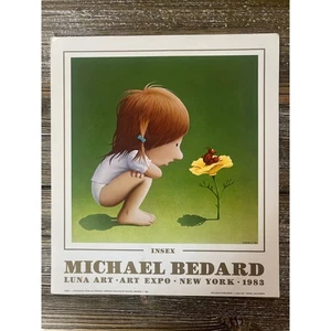 Michael Bedard "INSEX" Lithograph Print Luna Art Expo New York 1983, 11 x 13 - Picture 1 of 9