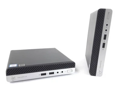 HP ProDesk 400 G4 Desktop-Mini-PC i5-8500T 8GB DDR4 RAM 256GB SSD Windows 11 Pro - Bild 1 von 4