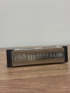 Vintage US Army Band Harmonica Silver  - Picture 1 of 4