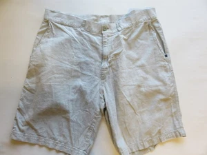 Patagonia Shorts Mens 36 Ivory Back Step Khaki Organic Cotton Hemp Outdoors - Picture 1 of 9