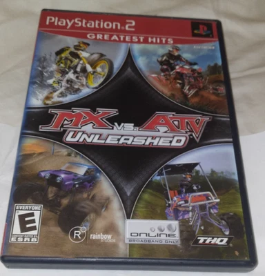 MX vs. ATV Unleashed (Sony PlayStation 2, 2005) PS2 Greatest Hits - Image 1 of 4