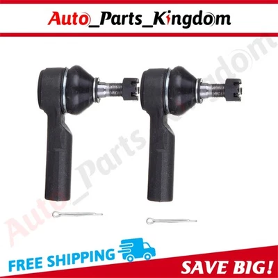 2X Suspensión de extremo de barra de amarre exterior de dirección delantera para 03-08 Pontiac y Toyota ES3713 Foto 1 de 4