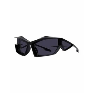 Givenchy Giv Cut GV40049I 02A Wrap Sunglasses Matte Black Gray Lenses Authentic - Picture 1 of 9