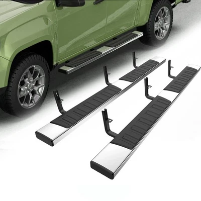 Running Boards Fit for GMC Canyon 2015 2016 2017-2022 Crew Cab ABS Side Steps 6" - Image 1 of 4