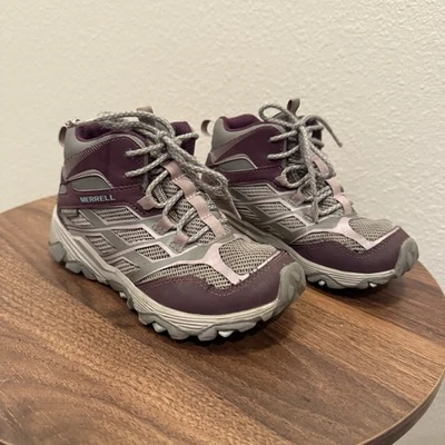 Botas de senderismo impermeables Mid Merrell Moab FST para niños niñas talla 13 M Foto 1 de 4