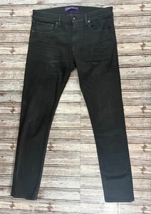 Ralph Lauren Purple Label Skinny Fit Denim Jeans Gr. 34 x 33 Farbe Schwarz Italy - Bild 1 von 10