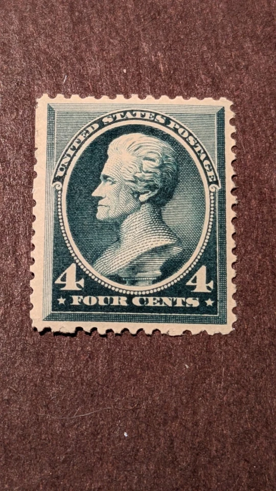 U.S. Stamp #211 VF/XF Hinged with a small thin.Great Looking Stamp. Scott=$225 - Image 1 of 2