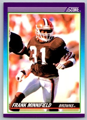 1990 Score Frank Minnifield Cleveland Browns #148 - Image 1 of 2