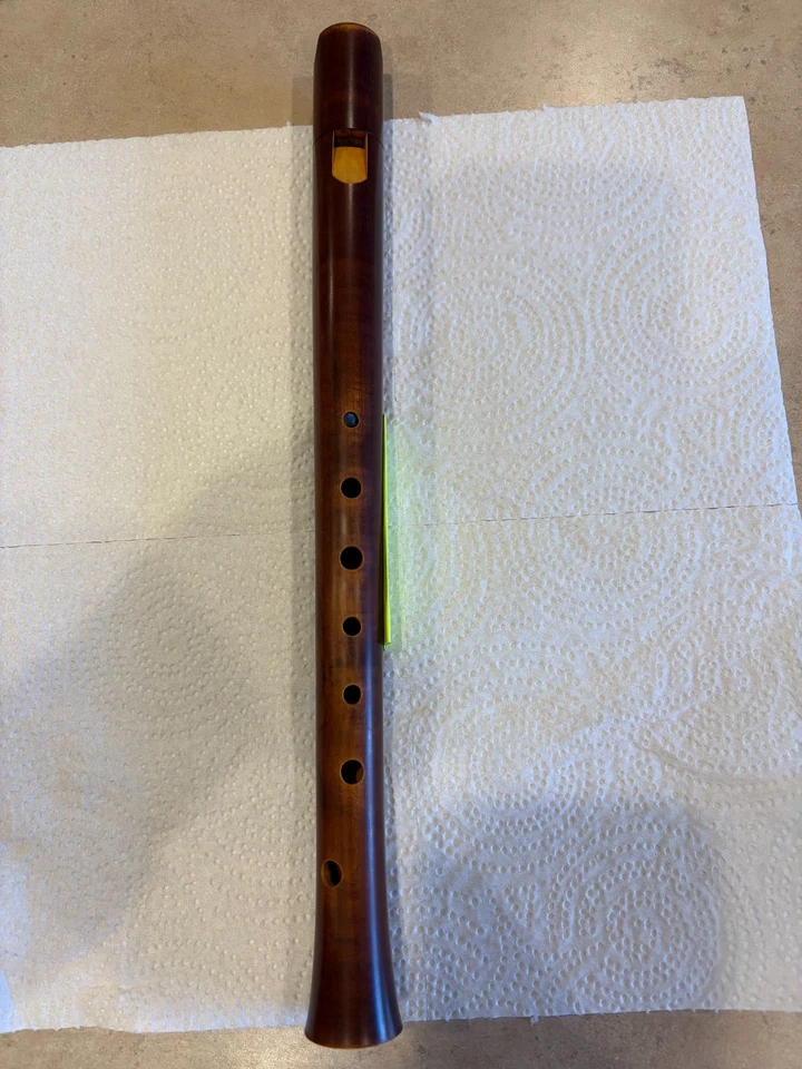 ¡Raro! Grabadora soprano de madera hecha a mano de transición Levin and Silverstein  Foto 1 de 4