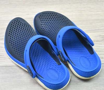 Zuecos Crocs LITERIDE 360 para niños unisex azul marino/cobalto brillante - EE. UU. C 13 Foto 1 de 4