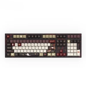 Official Genshin Impact Hu Tao Plum Scent Mechanical Keyboard BOX Axis 108 8 Key - Picture 1 of 14
