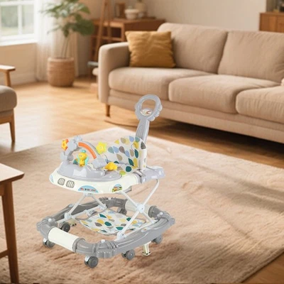 OYAJIA® Lauflernwagen Babywalker Gehfrei Lauflernhilfe Baby Schaukel 360°-Rädern - Bild 1 von 4