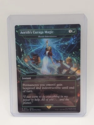Aerith's Curaga Magic - Heroic Intervention (Rainbow Foil) - (SLD 1872) - Image 1 of 3