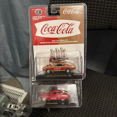 2 M2 Machines Coca Cola For $25. Free shipping. 1949 Mercury Coupe A16/ 1968cuda - Image 1 of 4