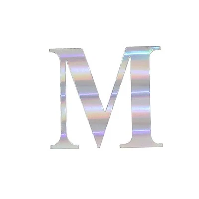 4 piezas 5 en letra M pegatinas telón de fondo decoraciones fiesta boda recepción eventos Foto 1 de 4