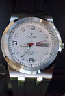 CROTON WHITE FACE STAINLESS CASE MEN'S SPORTS WATCH NEW