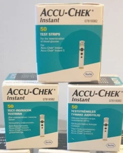 Accu-Chek Instant Glucose Test Strips 3 x 50 Strips !!!! - Picture 1 of 1