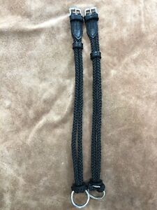 Rope Gag Cheeks, Handmade in England Black 5/8"