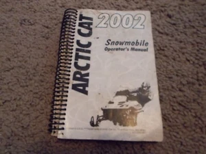 Arctic Cat 2002 moto de nieve manual del propietario - Imagen 1 de 3