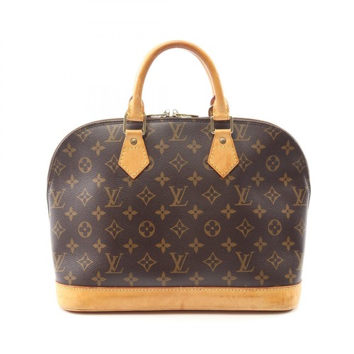 LOUIS VUITTON（LV） Borsa Louis Vuitton Alma con cerniera a mano M51130 monogramma tela marrone usata donna LV