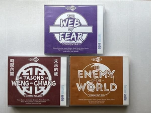 3 x Doctor Who, Audiobook CD, Web Of Fear, Enemy Of The World, Talons Of Weng - Picture 1 of 2