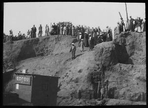 ANTIGUA Linterna Mágica Diapositiva EDFOU PIER C1906 FOTO EGIPTO EDFU - Imagen 1 de 2