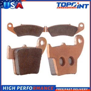 For 2002-2015 Honda CRF450R CRF450X Sintered Brake Pads Front & Rear - Picture 1 of 6