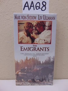VINTAGE SEALED VHS TAPE-NEW-THE EMIGRANTS-MAX VON SYDOW-LIV ULLMANN RARE - Picture 1 of 6