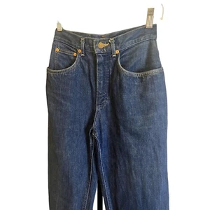 Jeans de mezclilla Lee Riders vintage años 70 5 bolsillos - remaches, etiqueta Union - Imagen 1 de 10
