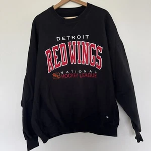 Sudadera De Colección Russell Athletic Detroit Red Wings Cuello Redondo Para Hombres XXL EE. UU. 90s - Imagen 1 de 10